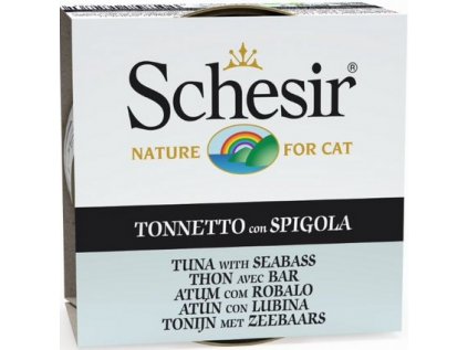 Schesir Cat konz. Adult tuňák/mořský okoun 85g