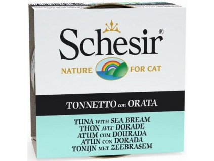 Schesir Cat konz. Adult tuňák/pražma 85g