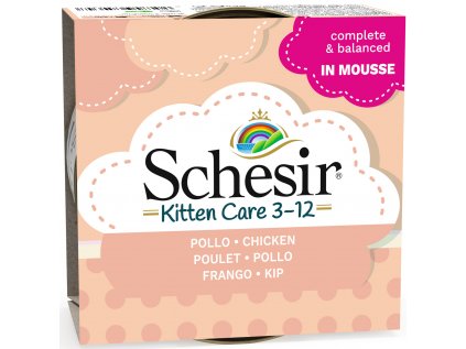 Schesir Cat konz. Kitten kuře v pěně 85g