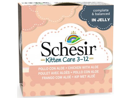 Schesir Cat konz. Kitten kuře/aloe 85g