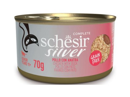 Schesir Cat konz. Senior Wholefood kuře/kachna 70g