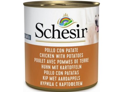 Schesir Dog konz. Adult kuře/brambory 285g