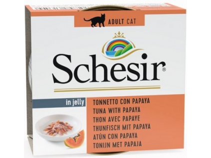 Schesir Cat konz. Adult tuňák/papája 75g