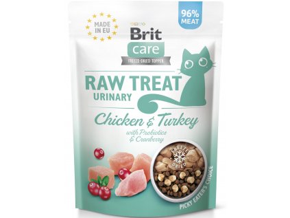 Brit Raw Treat Cat Urinary Chicken&Turkey 40g