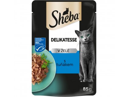 SHEBA kapsa s tuňákem v želé 85g