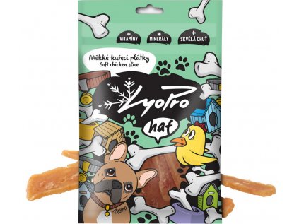 LyoPro DOG Měkké kuřecí plátky 70g