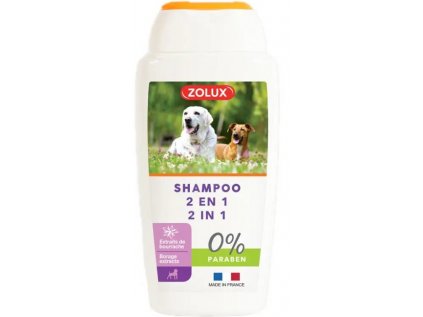 Šampón 2v1 pre psov 250ml Zolux