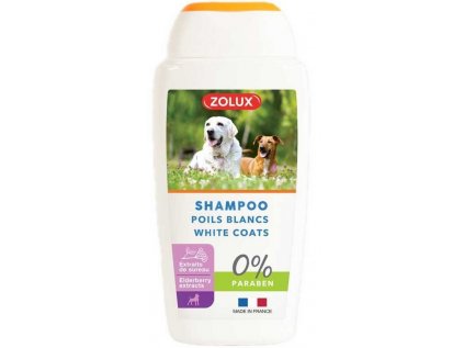 Šampón na bielu srsť pre psov 250ml Zolux