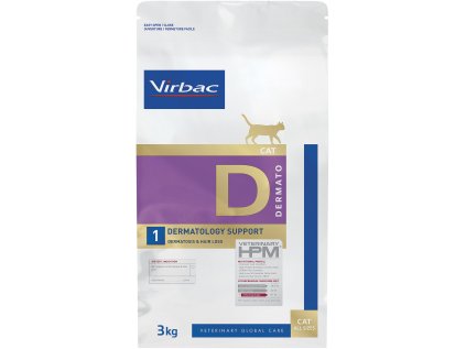 Virbac HPM Cat Dermatology Support - D 3kg