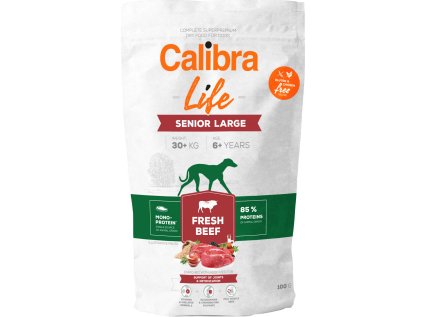 Calibra Dog Life Senior Large Fresh Beef 100g