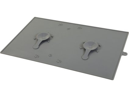 Podložka SILICONE pod misku s přísavkou šedá Zolux