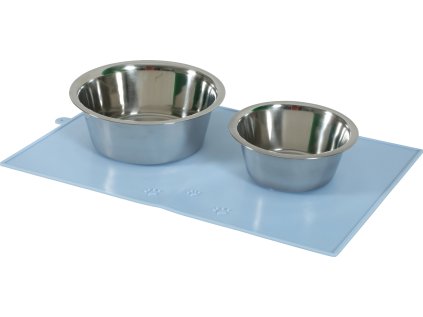 Podložka SILICONE pod misku s přísavkou modrá Zolux