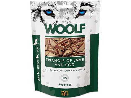 WOOLF Lamb and Cod Triangle 100g
