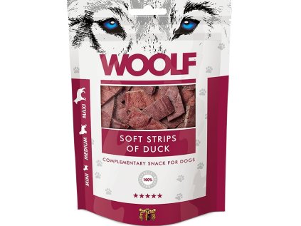 WOOLF Soft Strips of Duck 100g