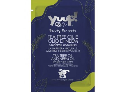 Yuup Tea Tree a Neem Oil ubrousek 1ks
