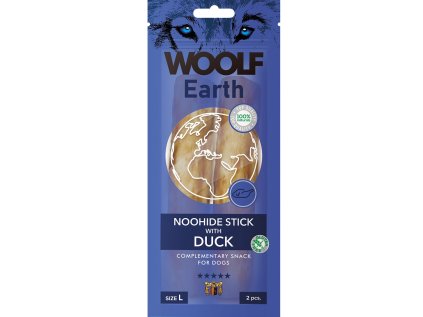 WOOLF Earth NOOHIDE L Sticks with Duck 85g