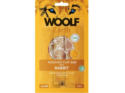WOOLF Earth NOOHIDE M Sticks with Rabbit 90g