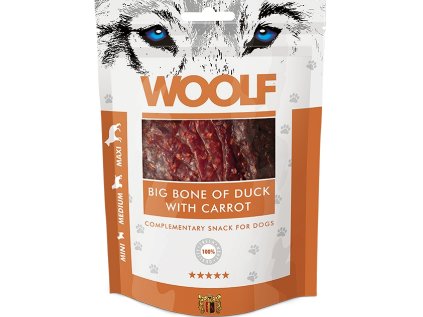 WOOLF Big Bone of Duck with Carrot 100g