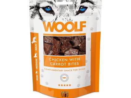 WOOLF Chicken with Carrot Bites 100g