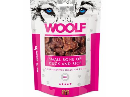 WOOLF Small Bone of Duck and Rice 100g