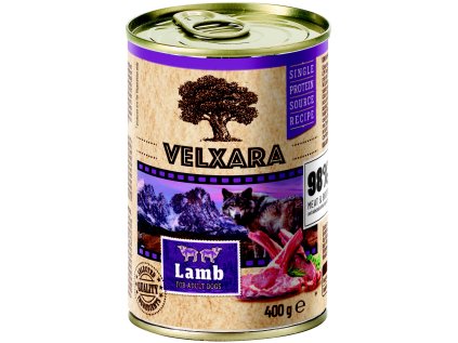 Velxara Paté Dog Adult Lamb 400g
