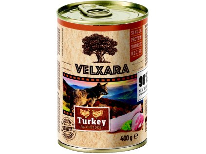 Velxara Paté Dog Adult Turkey 400g