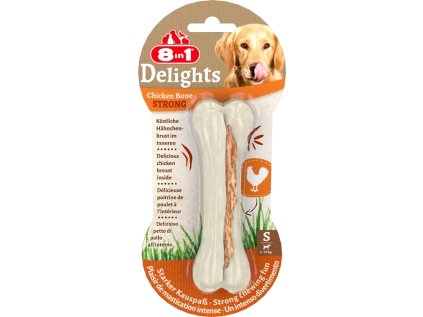 8in1 Delights Chicken Bones Strong S 1ks