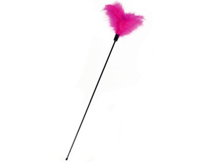 Hračka kočka Udice s měkkým peřím 45cm růžová KARLIE
