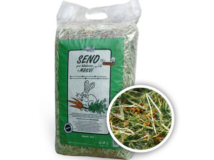 Seno s přídavkem mrkve LIMARA 15l