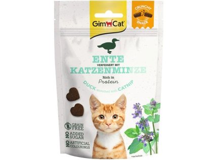 GIMCAT Crunchy Snacks Duck & Catnip 50g