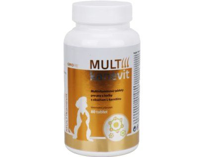 MULTIkanevit tablety pro psy a kočky 80tbl