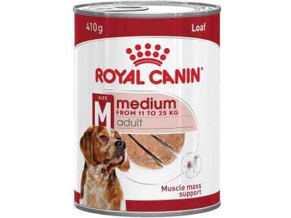 Royal Canin Dog Can Medium Adult Loaf 410g