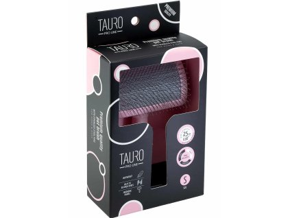 TAURO Pro Line Plastic brush Thin and Soft 25mm Small PINK