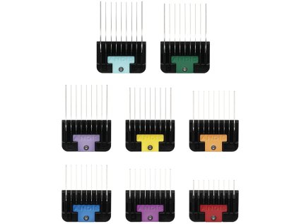 ANDIS Universal Stainless Steel Combs 8-Piece Set