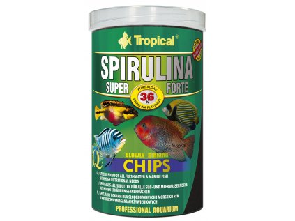 Tropical Super Spirulina Forte Chips - 250ml/130g