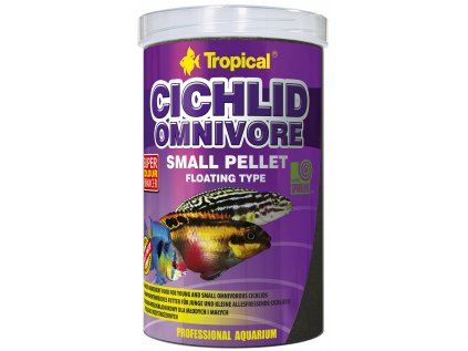 Tropical Cichlid Omnivore Small Pellet - 1000ml/360g