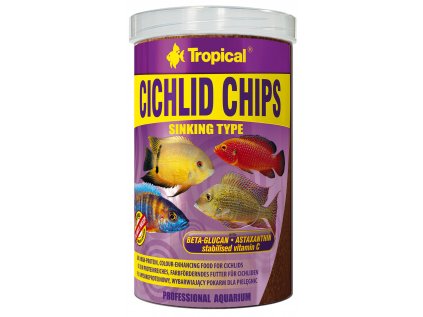 Tropical Cichlid Chips - 1000ml/520g