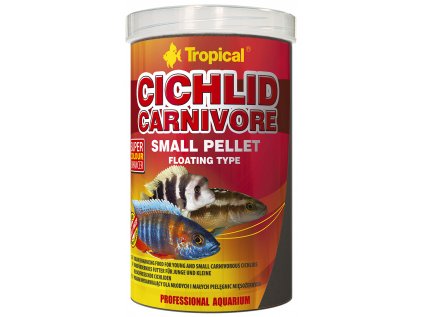 Tropical Cichlid Carnivore Small Pellet - 1000ml/360g