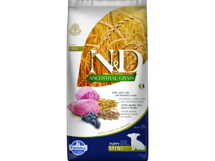 N&D LG DOG Puppy Mini Lamb & Blueberry 7kg