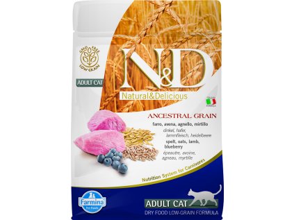 N&D LG CAT Adult Lamb & Blueberry 300g