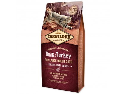 Carnilove Cat LB Duck&Turkey Muscles,Bones,Joints 6kg