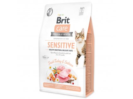 Brit Care Cat GF Sensit. Heal.Digest&Delic.Taste 2kg