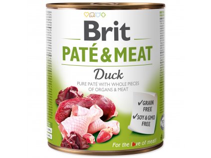 Brit Dog konz Paté & Meat Duck 800g