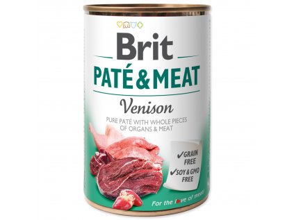 Brit Dog konz Paté & Meat Venison 400g