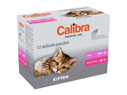 Calibra Cat kapsa Premium Kitten multipack 12x100g