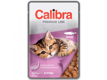 Calibra Cat kapsa Premium Kitten Salmon 100g