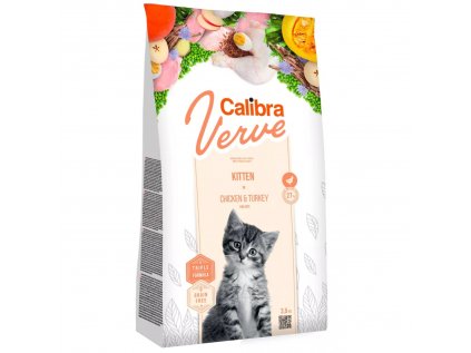 Calibra Cat Verve GF Kitten Chicken&Turkey 3,5kg