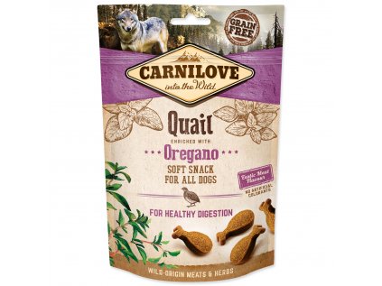 Carnilove Dog Semi Moist Snack Quail&Oregano 200g