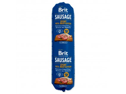 Brit Sausage Beef & Fish-Sport formula 800g