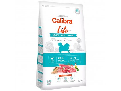 Calibra Dog Life Senior Small Breed Lamb 1,5kg